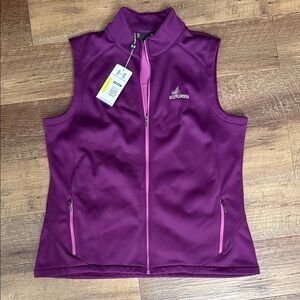 Under Armour Women's Purple Plum Zip-Up Vest Golf Sporty